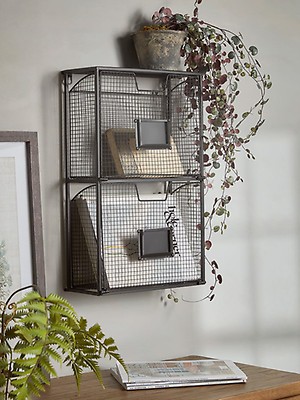 Wire letter rack wall mounted clearance