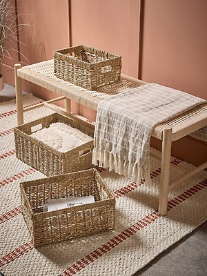 THE WHITE COMPANY】アリババホワイトバスケット White Company Basket