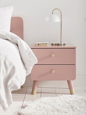 blush bedside table