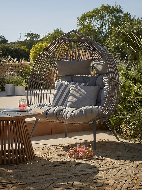 Indoor Outdoor Teardrop Occasional Chair Double