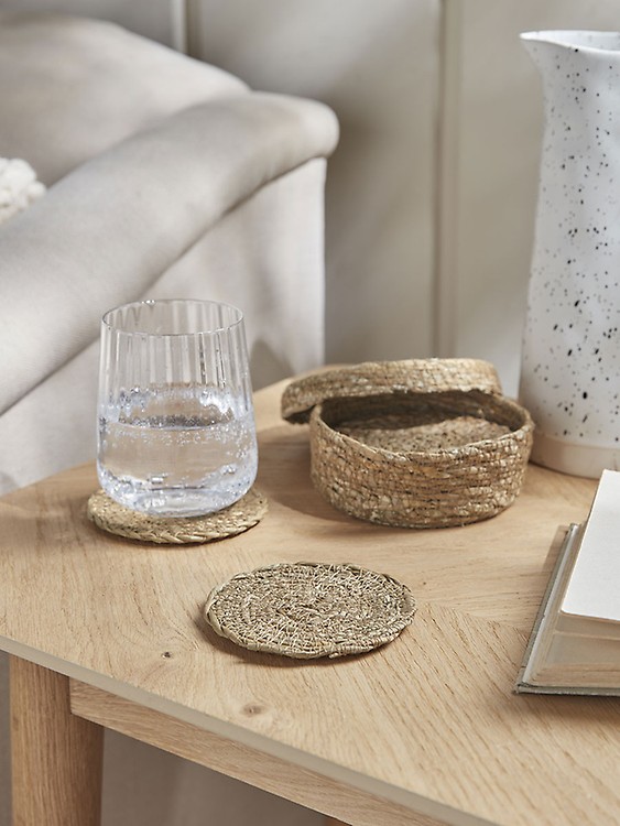 Seagrass Coaster Set