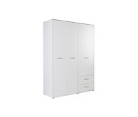 Armario multiusos de 3 puertas Blanco 180x109x37 cm - Conforama