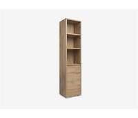 Estantería librería blanca con puertas PRICA - Momma Home