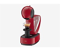 Cafetera espresso multi cápsula de tamaño compacto y 1450W color rojo y  negro 3 en 1