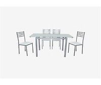 Conjunto de mesa 4 sillas cocina salón Mesa 110x 70 x 76 h