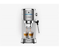 Adler AD 4404CR Cafetera Espresso Manual 15 Bares, Depósito 1,6 L, para  Preparar Café Latte