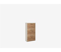 Mueble zapatero de 3 puertas, madera maciza, 55 x 22 x 104 cm YALES