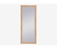 HOMCOM Espejo de Pared Cuerpo Entero 163x53,5 cm Espejo Colgante Grande de  Madera Decoración para Salón Dormitorio Natural