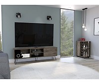 Conjunto Vegas, Mueble Para Tv + Bar Bajo