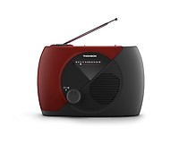 Roadstar TRA-2235RD Radio Portátil FM Analógica, Funciona a Red / Pilas,  Toma de Auriculares, Transistor Pequeño