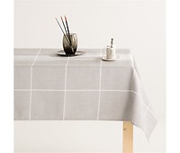 Vipalia - Mantel Resinado Impermeable. Mantel Mesa rectangular grande para  comedor. Mantel antimanchas Hule mesa cocina salon facil de limpiar. Diseño  Mosaic. 140 x 250 cm. Color Gris