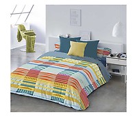 COTTON ARTean - Funda Nordica KADO Cierre con Cremallera visón 220x240 cama  135