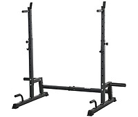 Soporte para Barras de Pesas HOMCOM 50x49x154 cm Negro