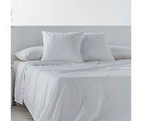 Sábana Bajera Ajustable Naturals Lila Cama de 150 (150 x 200 cm)