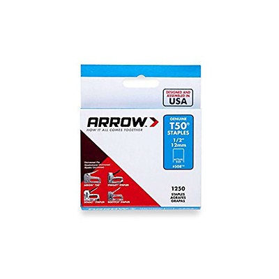 Arrow - Grapas De 9/16 Pulgadas Para Pistola T25, Se Venden 1 Paquete/pedido, 1000 Grapas Por Paquete