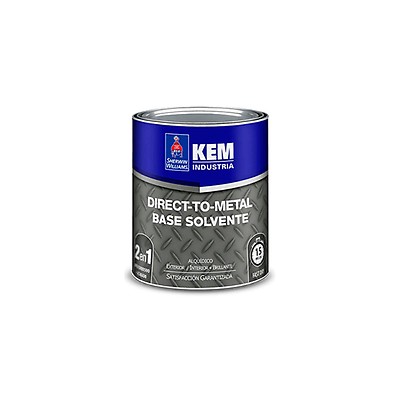 Pintura Anticorrosiva Directo A Metal Alquídica Negro 1 Galón