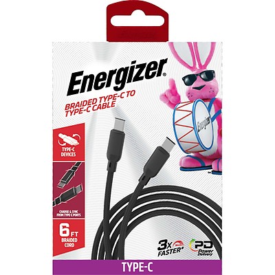 Cable USB Tipo C, Paquete Con 5 Unidades, 6 Pies, Carga