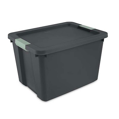 Caja Plástica De Almacenamiento 129 Litros Gris 43.8x50.8x80.3 Cm
