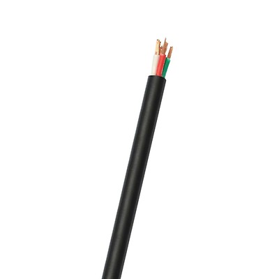 Cable Eléctrico Cordón De Caucho 2x12 AWG Negro PHELPS DODGE