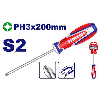 Destornillador Estrella PH1 S2 4