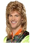 Vokuhila dunkelblond mit Strähnen