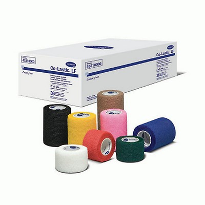 Hartmann Co Lastic Cohesive Bandage, Assorted Colors 45310000