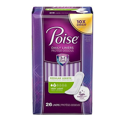 Kimberly-Clark Consumer POISE® 51396 Poise Pads, Ultra Thin, Moderate  Absorbent, 18/pk, 4 pk/cs , case