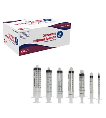 3mL Syringe with Needle BD  PrecisionGlide - 309570, 309571