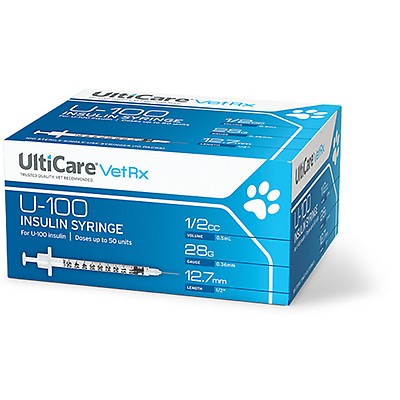 UltiMed, Inc. 5125 Syringe, Low Dead Space, 1mL, 22G x 1½in., 100/bx , box
