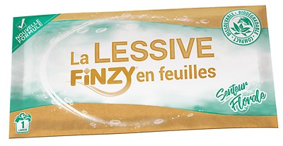 Lessive en feuille emballage individuel 40 doses Finzy - 482836