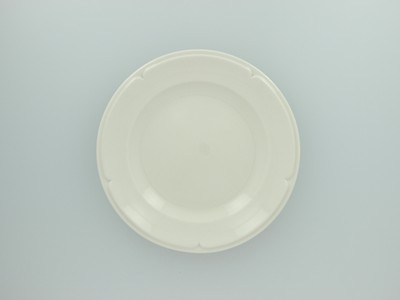 Assiette plate triangulaire blanc porcelaine 24x24 cm Bermudes - ECOTEL  VICHY
