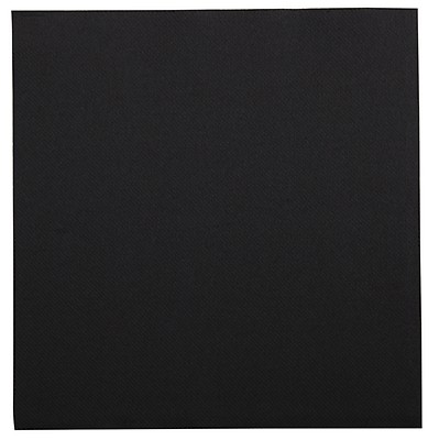 Serviette plastifiée noire 48x33