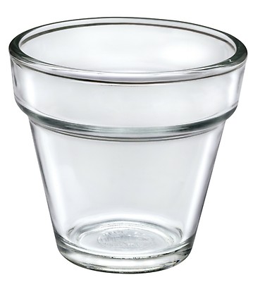 Verrine coupe en verre recyclé soufflé bouche transparent verre recyclé Ø 8  cm Lily Pro.mundi