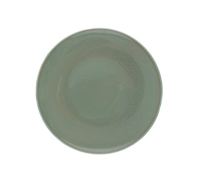 Assiette coupe plate rond blanc grès Ø 20 cm Linen Vaisselle Pro.mundi