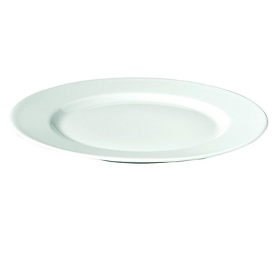 Assiette plate rond blanc porcelaine Ø 22 cm Valencay Pillivuyt 