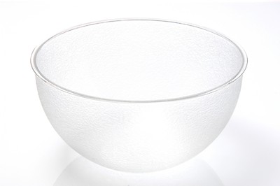 Saladier en verre trempé transparent Ø 26 cm