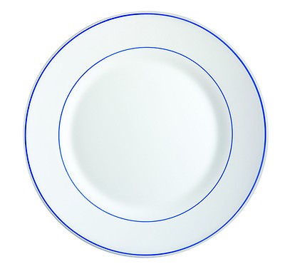 assiette porcelaine blanche Resto