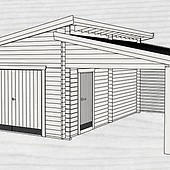 Palmako Carport Karl 20 6 M P101033 Kop Hos Buildor Se