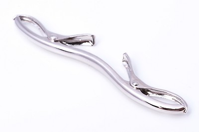Collar Pin Safety Pin in Silver by Fort Belvedere