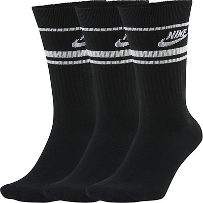 3er Sportswear Pack - schwarz Nike Crew Essential Socken Everyday