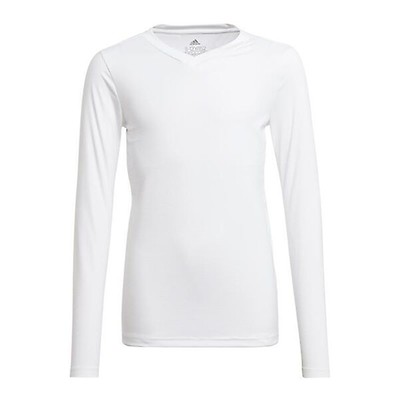 Damen Flower Crop weiß - Shirt Fast Langarm Running adidas