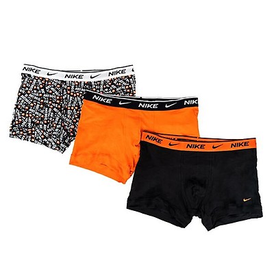 Herren Nike schwarz/grau/grün 3er Shorts - Pack Boxer