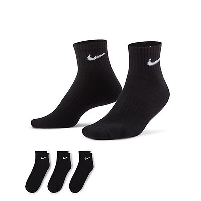 Nike Sportswear Everyday Essential Crew Socken 3er Pack - schwarz