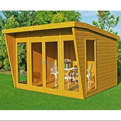 10x10 Shire Highclere Contemporary Summer House Shedstore