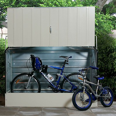 metal bike shed for 2 bikes