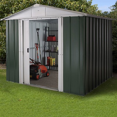 Yardmaster Emerald Deluxe Metal Shed Geyz Range Youtube