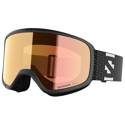 Maschera Salomon Aksium 2.0 Black Flash Gold - Inverno 2025 | Glisshop