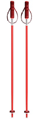 Rossignol Poles Tactic Carbon Clip Red - Winter 2026 | Glisshop