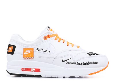 nike air max 1 se white / white / total orange nike air max 1 se white / white / total orange