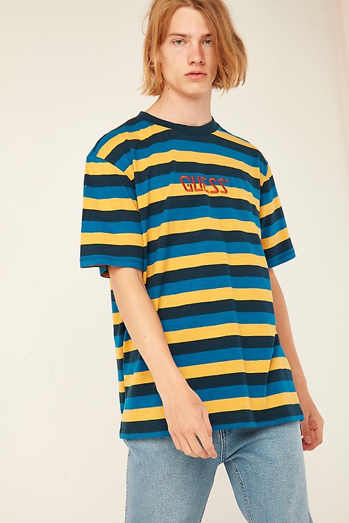 guess camden stripe tee